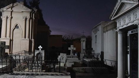 El Cementerio de Capital, donde se hacen visitas guiadas. Foto: Marcelo Rolland / Los Andes