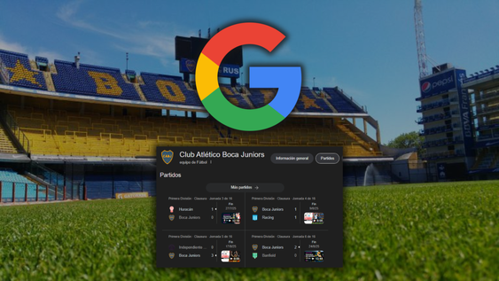Google ya no muestra el fútbol argentino en vivo: qué pasó y por qué.