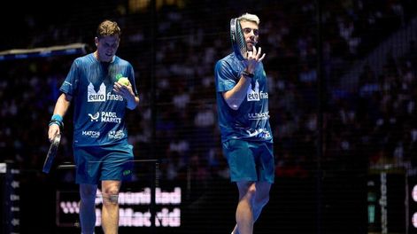 La dupla Di Nenno-Navarro avanzó de ronda en el Aconcagua Arena.
