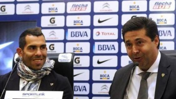 Angelici ya está en La Serena y este martes se define la llegada de Tevez a Boca