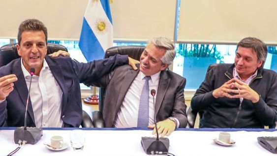 Alberto Fernández almorzó en la Quinta de Olivos con medio gabinete, Sergio Massa, Máximo Kirchner y otros funcionarios por el congelamiento de precios. - Los Andes