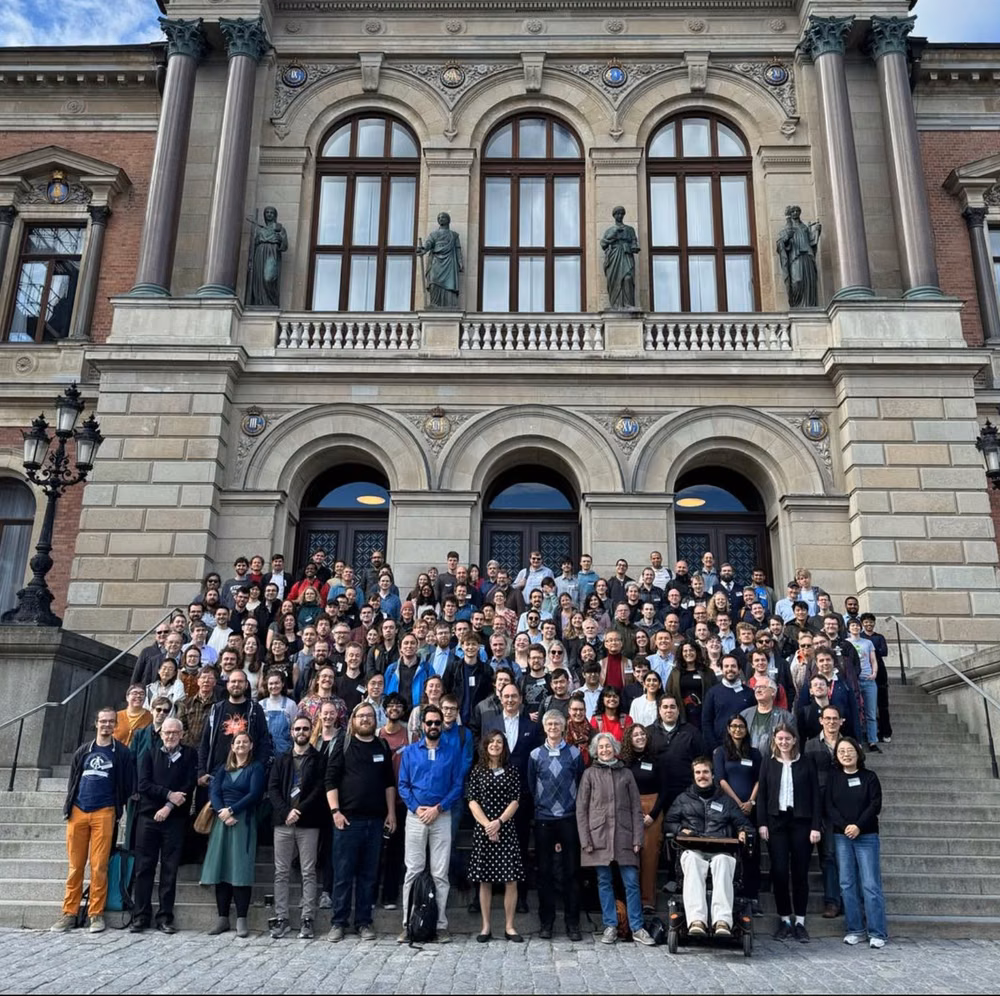 Foto de una reunion reciente del proyecto IceCube en Uppsala, Suecia.