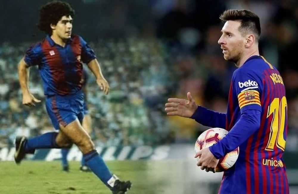 Fútbol de otra galaxia: Barcelona homenajeó a Messi y Maradona con un espectacular video