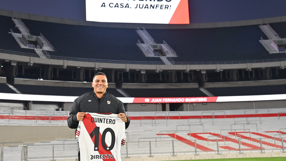 El jugador colombiano comenzará su tercer ciclo en River. Se calzará la N°10.