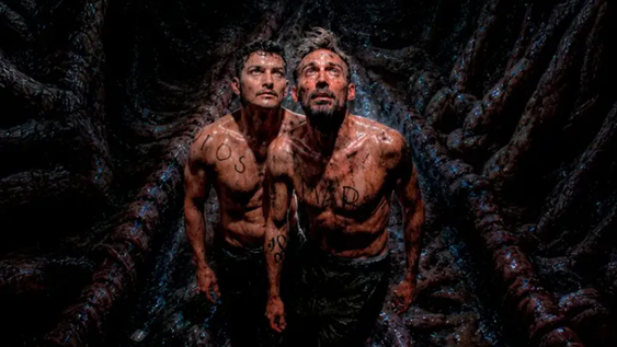 estreno en el teatro cajamarca: como es la obra dos hombres en una ballena