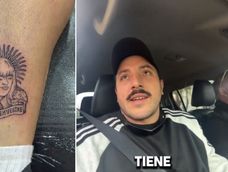 Hizo una promesa antes del partido contra Inglaterra y terminó tatuándose a More Rial