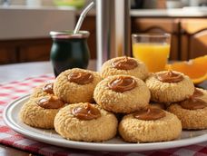 sin gluten y sin harinas refinadas: como hacer 12 deliciosas pepas de coco y dulce de leche
