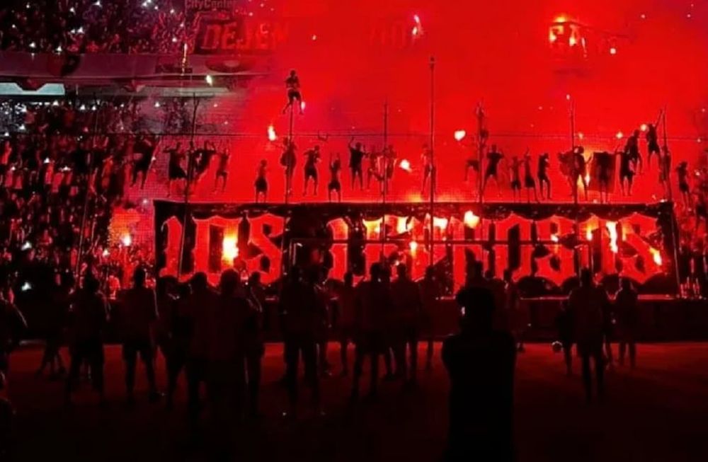 El tremendo banderazo de Newells antes del clásico contra Rosario Central. / Gentileza.