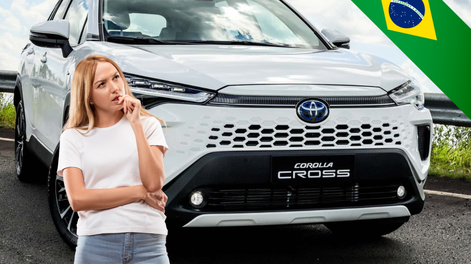 El precio del Corolla Cross en Brasil.
