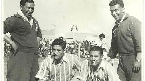 Los Andes | Símbolos. Gregorio Garín y Domingo Godoy, dos figuras del Tomba que también fueron campeones con la selección mendocina. / Gentileza.
