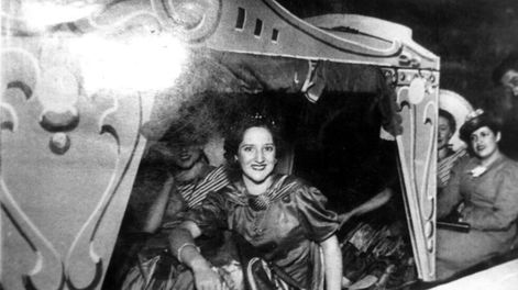 Susana Justel. La soberana de Las Heras fue elegida reina, en medio de una ovación.