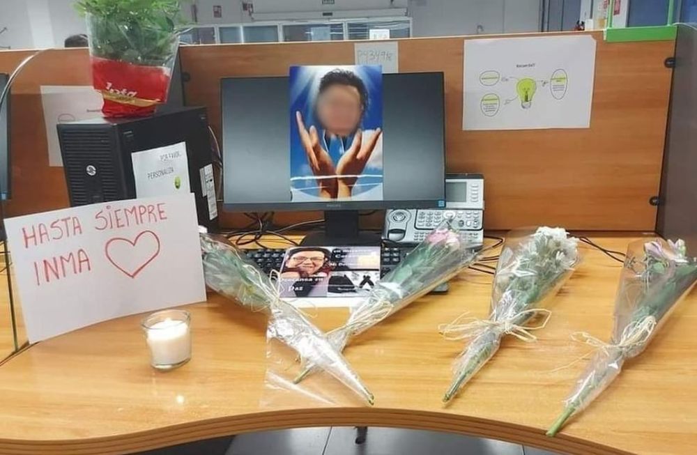 Trabajadores de un call center fueron obligados a seguir trabajando junto al cadáver de una compañera. Foto: Twitter / @MerGarza.