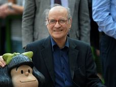 Quino y Mafalda, el creador de un personaje que sigue expandiéndose.
