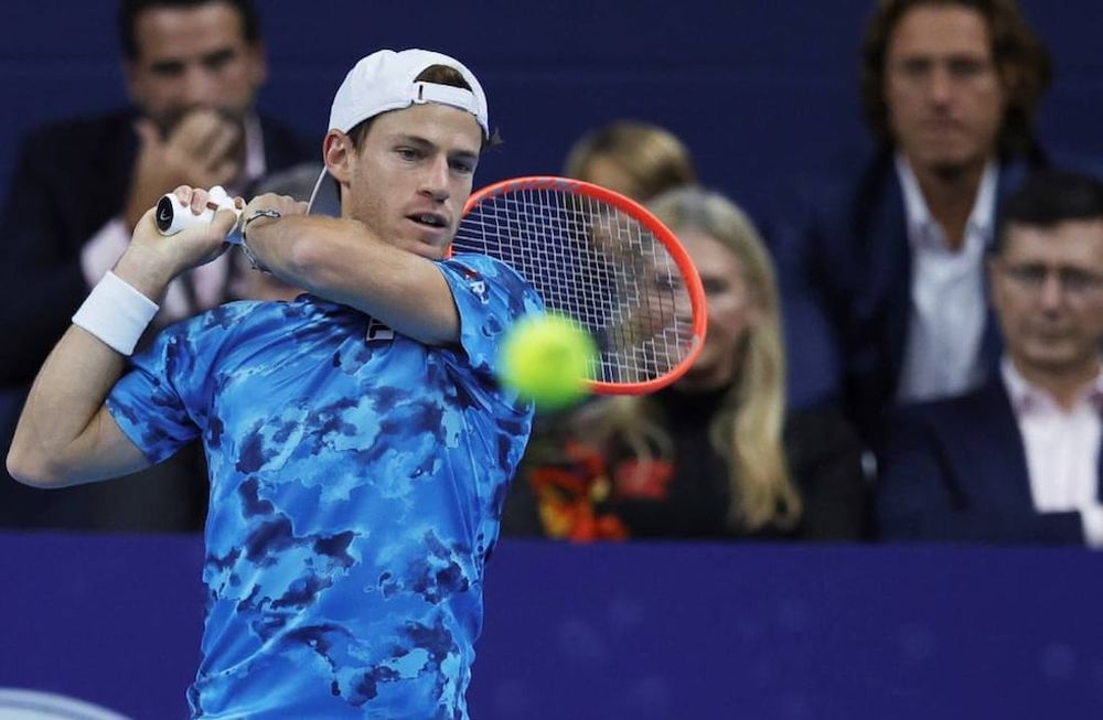 Diego Schwartzman derrotó a John Millman Bandera de Australia por 7-6(2) 5-7 6-2 y avanzó a la segunda ronda del Másters 1000 de París. / Gentileza.