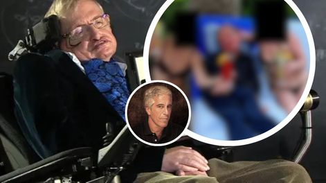 Revelan las fotos de Stephen Hawking en la isla de Jeffrey Epstein
