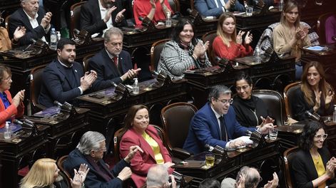 Los Andes | El bloque de diputados del Frente de Todos espera la convocatoria a sesiones extraordinarias. Foto: Federico López Claro