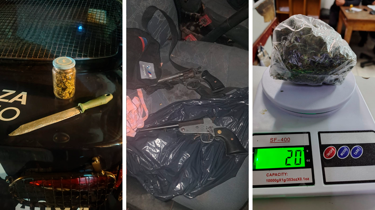 Despliegue policial en el Gran Mendoza: 18 detenidos, armas secuestradas y vehículos recuperados
