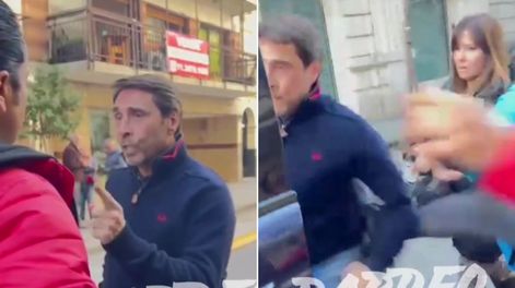 Video: un sindicalista agredió a Eduardo Feimann en la puerta de Radio Mitre