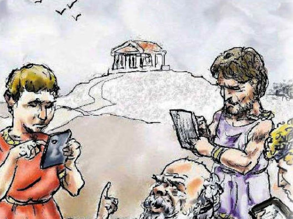 Volver a Sócrates con la tablet