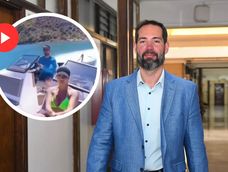 Martín Antolín, el concejal libertario de San Rafael que se quedó sin carnet por manejar ebrio, ahora se grabó con una lancha en el dique Los Reyunos