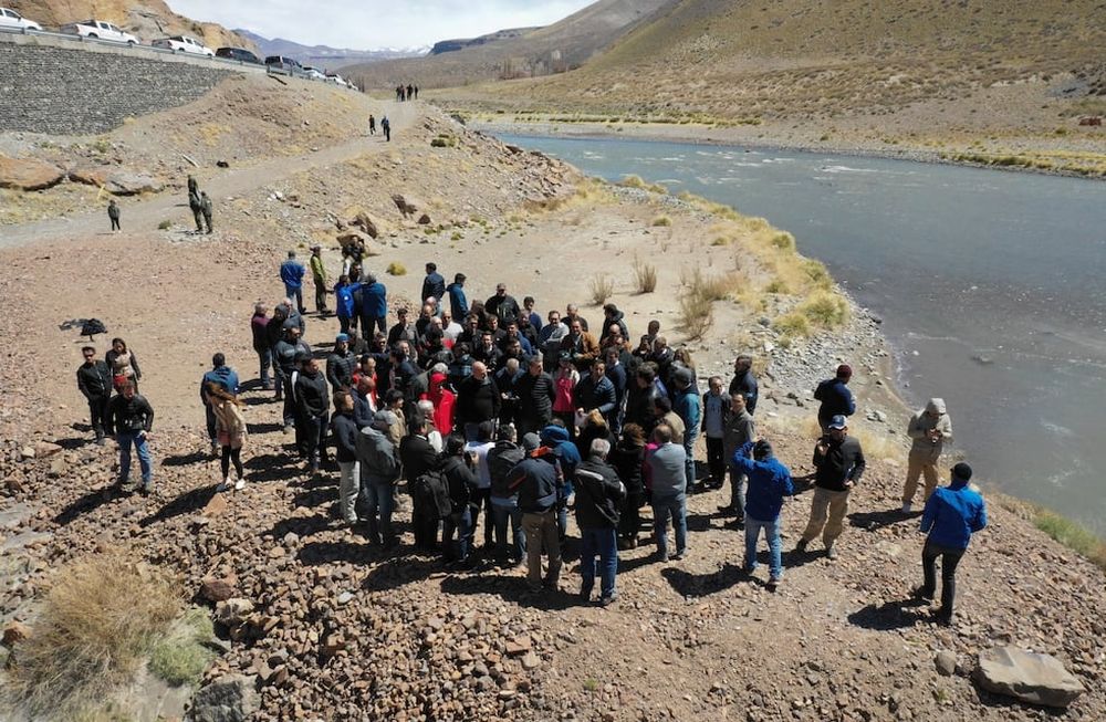 Portezuelo: 26 empresas participaron en la primera visita al lugar donde será la megaobra