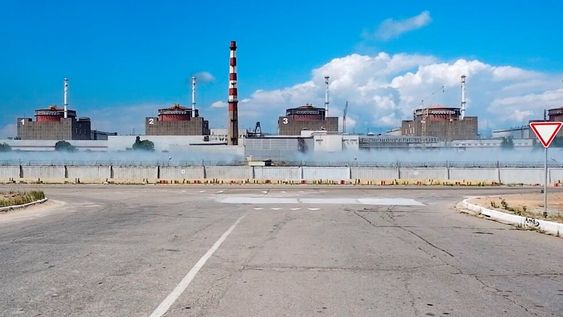 Una vista general de la central nuclear de Zaporiyia, en territorio bajo control militar ruso. (Foto / Ministerio de Defensa de Rusia)