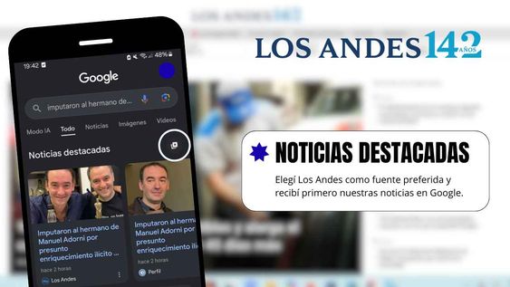 Paso a paso: así podés configurar a Los Andes entre tus medios preferidos, lo nuevo de Google