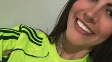 Una hincha del Palmeiras falleció tras recibir un golpe con una botella de vidrio. Foto: Twitter.
