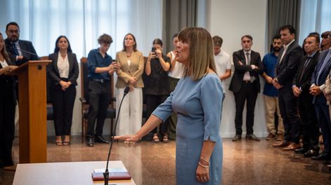 Norma Llatser asumió como nueva integrante de la Suprema Corte de Justicia de Mendoza.