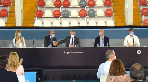 Los Andes | El Presidente se mostró a su jefe de Gabinete, en medio de los rumores sobre la posible salida del tucumano.