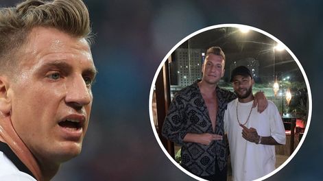 Maxi López “marcó territorio” con una foto con Neymar, nuevo compañero de Mauro Icardi