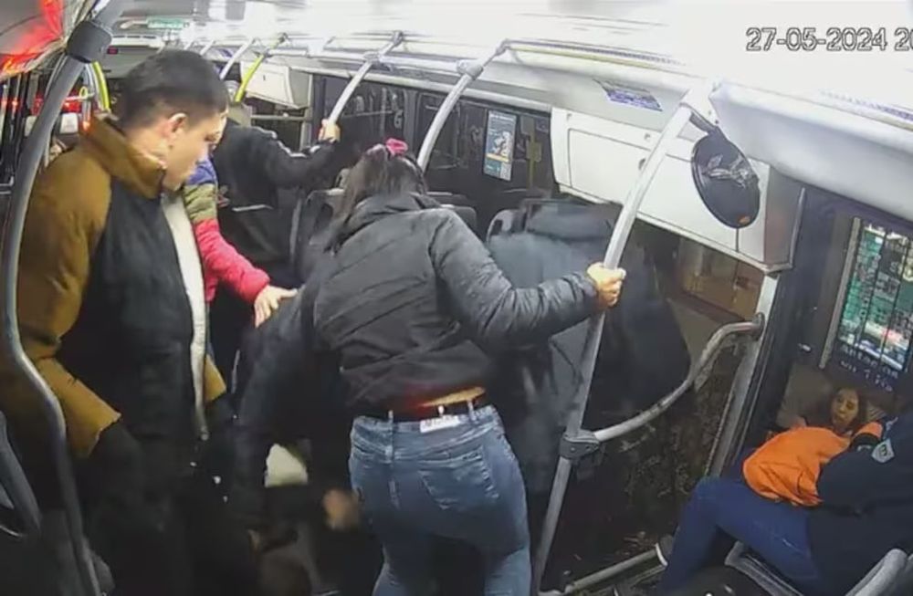 Ocurrió en una unidad de la línea 68 - Captura de video