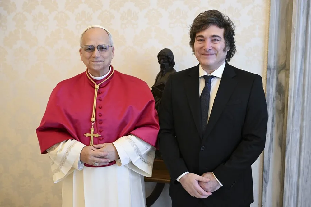 Javier Milei moderó sus críticas a la Iglesia a meses de una posible visita del Papa León XIV