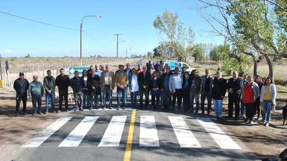 Nuevo pavimento para el circuito Los Charabones en San Martín
