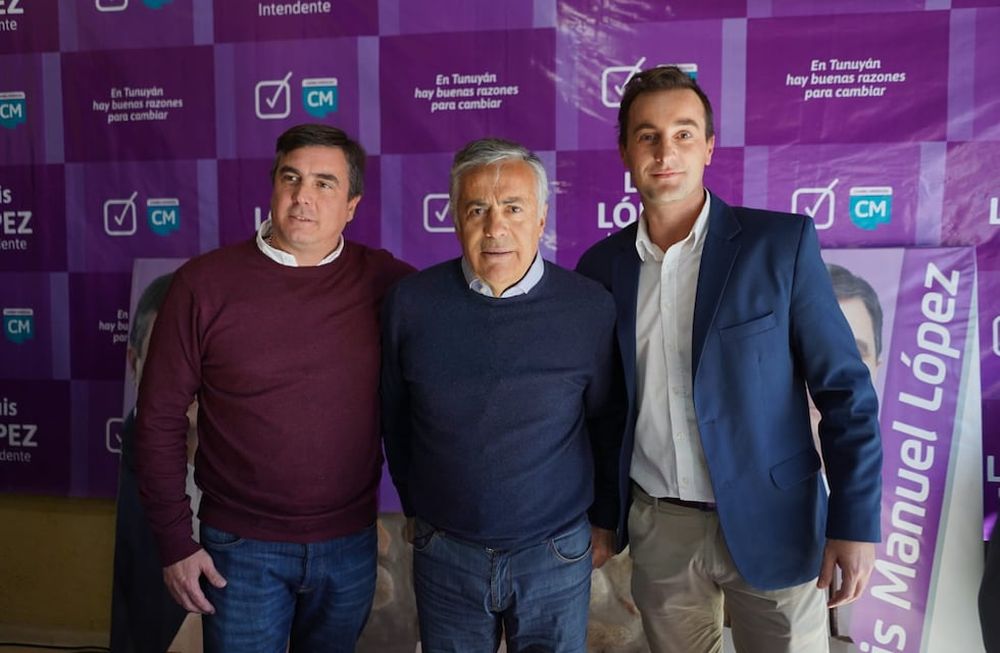 Luis López, Alfredo Cornejo y Cristian Gottardini. Foto: Twitter