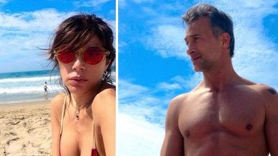 Catherine Fulop y Ova Sabatini: de vacaciones en la playa
