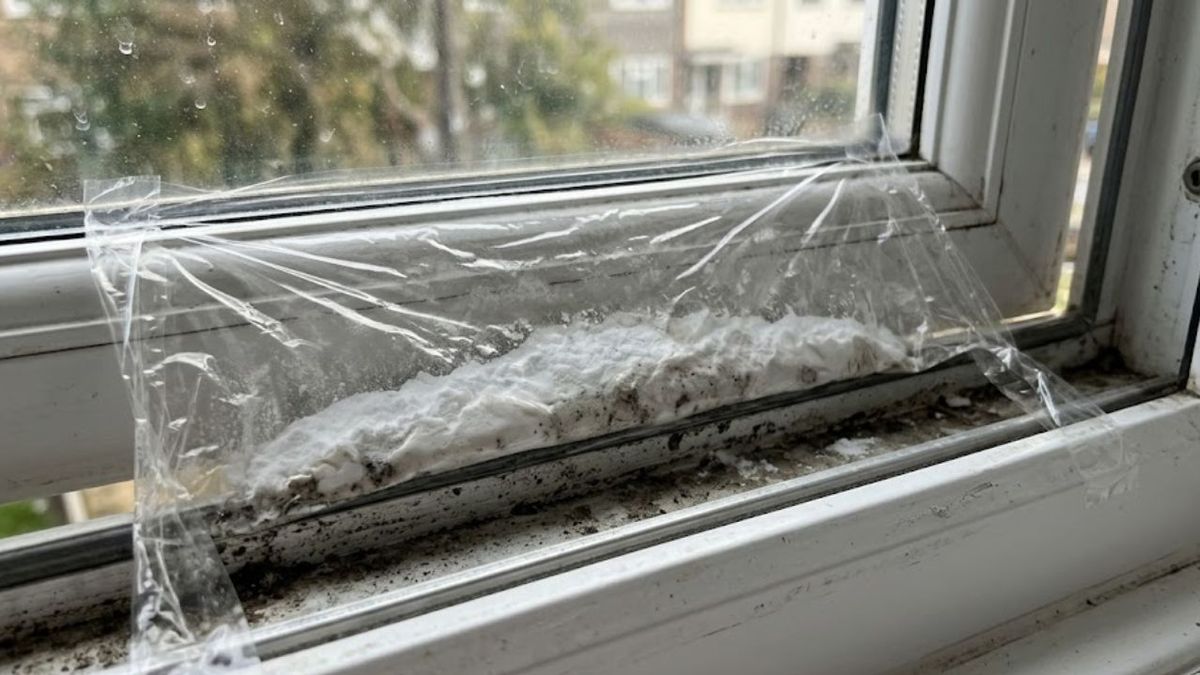 Bicarbonato de sodio y film transparente en las ventanas de casa: por qué se recomienda este método