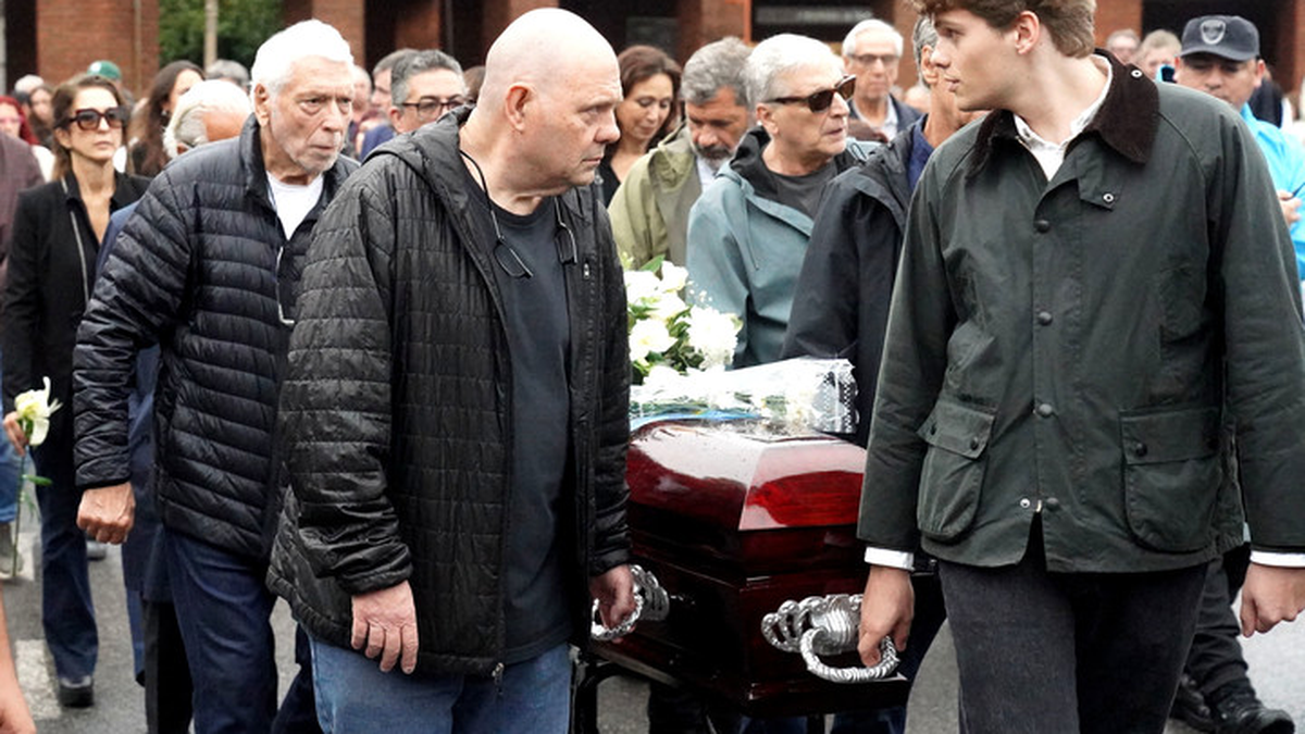 El entierro de Luis Brandoni: fue sepulado en la Chacarita rodeado de familiares, amigos y seguidores