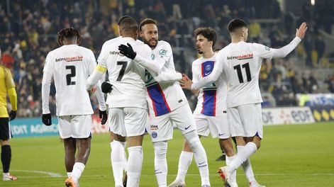 Mbappe y Neymar lideraron la goleada del PSG en Francia. (Prensa Paris Saint-Germain)