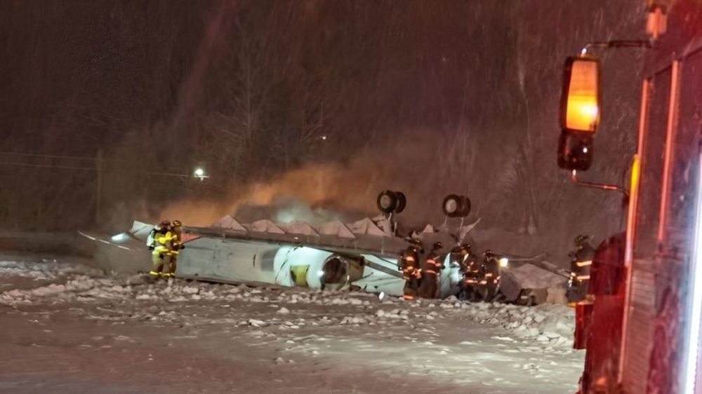 Un avión se estrelló en Estados Unidos.&nbsp;