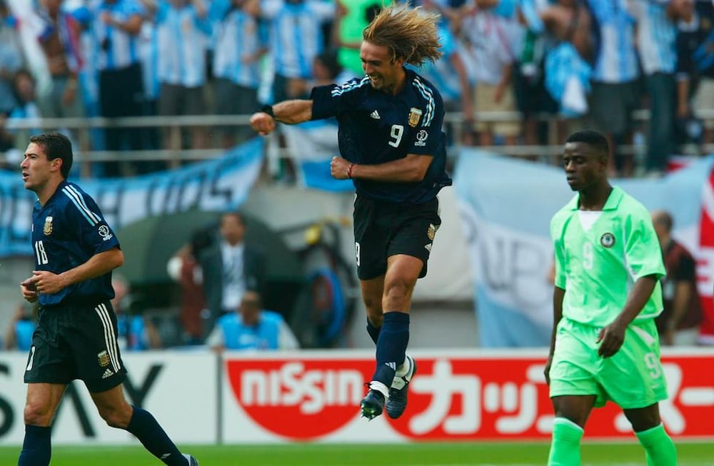 Se cumplen 18 años del último gol de Gabriel Batistuta en la Selección Argentina