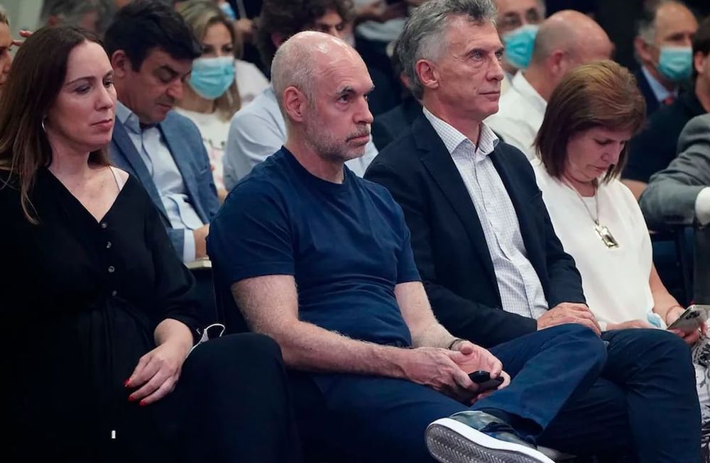 María Eugenia Vidal, Horacio Rodríguez Larreta, Mauricio Macri y Patricia Bullrich (Archivo)