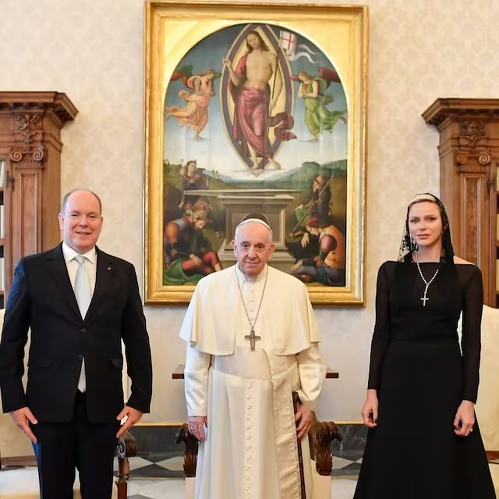 Las diferentes realezas despidieron al Papa Francisco. 