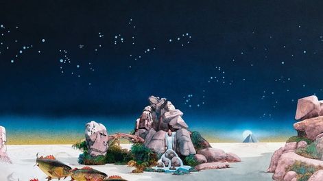 Los Andes | Ilustración de Roger Dean para la portada del álbum que publicó Yes en 1973.