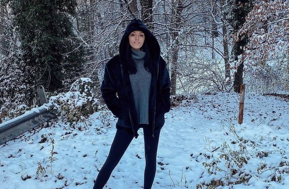 Oriana Sabatini causó furor en TikTok con un baile en la nieve