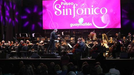Los Andes | La Orquesta Sinfónica UNCuyo y la Orquesta Filarmónica de Mendoza en un nuevo Paseo Sinfónico. Foto: Prensa de Guaymallén