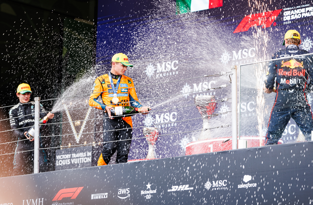 Lando Norris, ganador del GP de Brasil