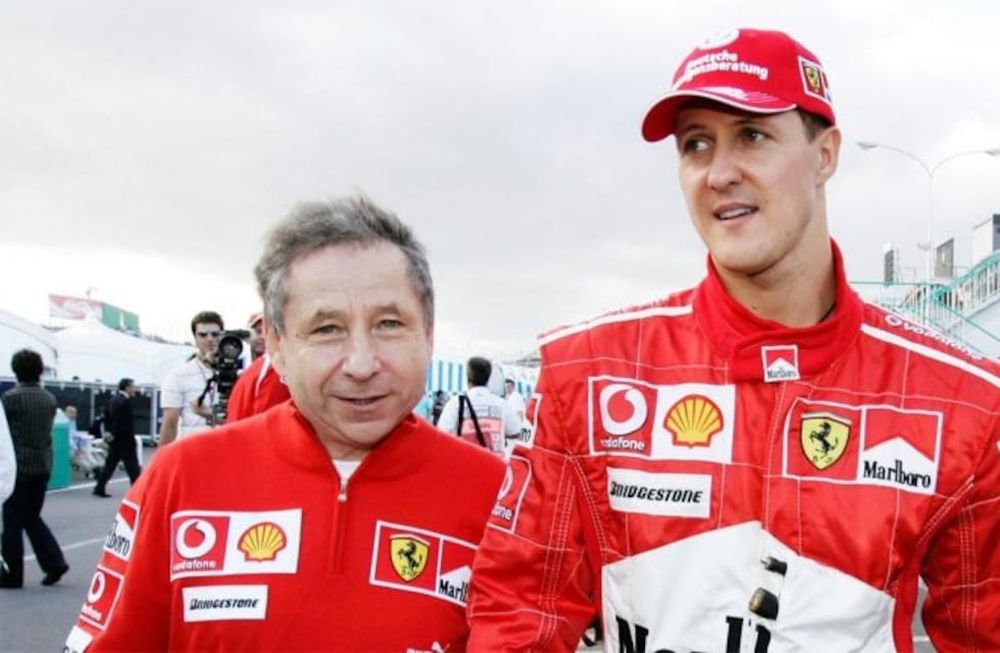 Jean Todt y Michael Schumacher, durante la exitosa época de ambos en Ferrari.