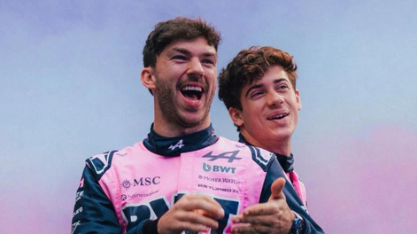 Pierre Gasly y Franco Colapinto, pilotos de Alpine.