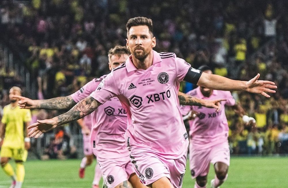 Lionel Messi en la final de la Leagues Cup con Inter Miami. (Prensa Inter Miami).